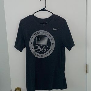Nike Dri-Fit Tee, 2018 Olympic Team style, dark grey